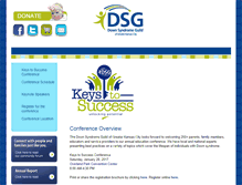 Tablet Screenshot of conference.kcdsg.org